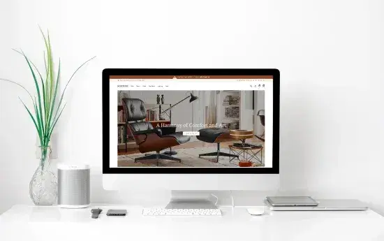 Sohnne website displayed on desktop monitor, highlighting affiliate feature opportunities