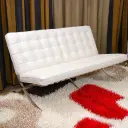 Barcelona Chair 2 Seaters Replica - View 12