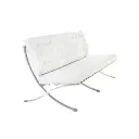 Barcelona Chair 2 Seaters Replica - View 14