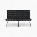 Barcelona Chair 2 Seaters Replica - View 1