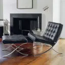 Barcelona Chair with Stool (Premier Version) Replica - View 12
