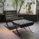 Barcelona Chair with Stool (Premier Version) Replica - View 13