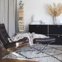 Barcelona Chair with Stool (Premier Version) Replica - View 35