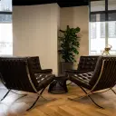 Barcelona Chair with Stool (Premier Version) Replica - View 38