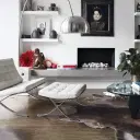 Barcelona Chair with Stool (Premier Version) Replica - View 51