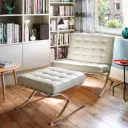 Barcelona Chair with Stool (Premier Version) Replica - View 52
