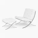 Barcelona Chair with Stool (Premier Version) Replica - View 39