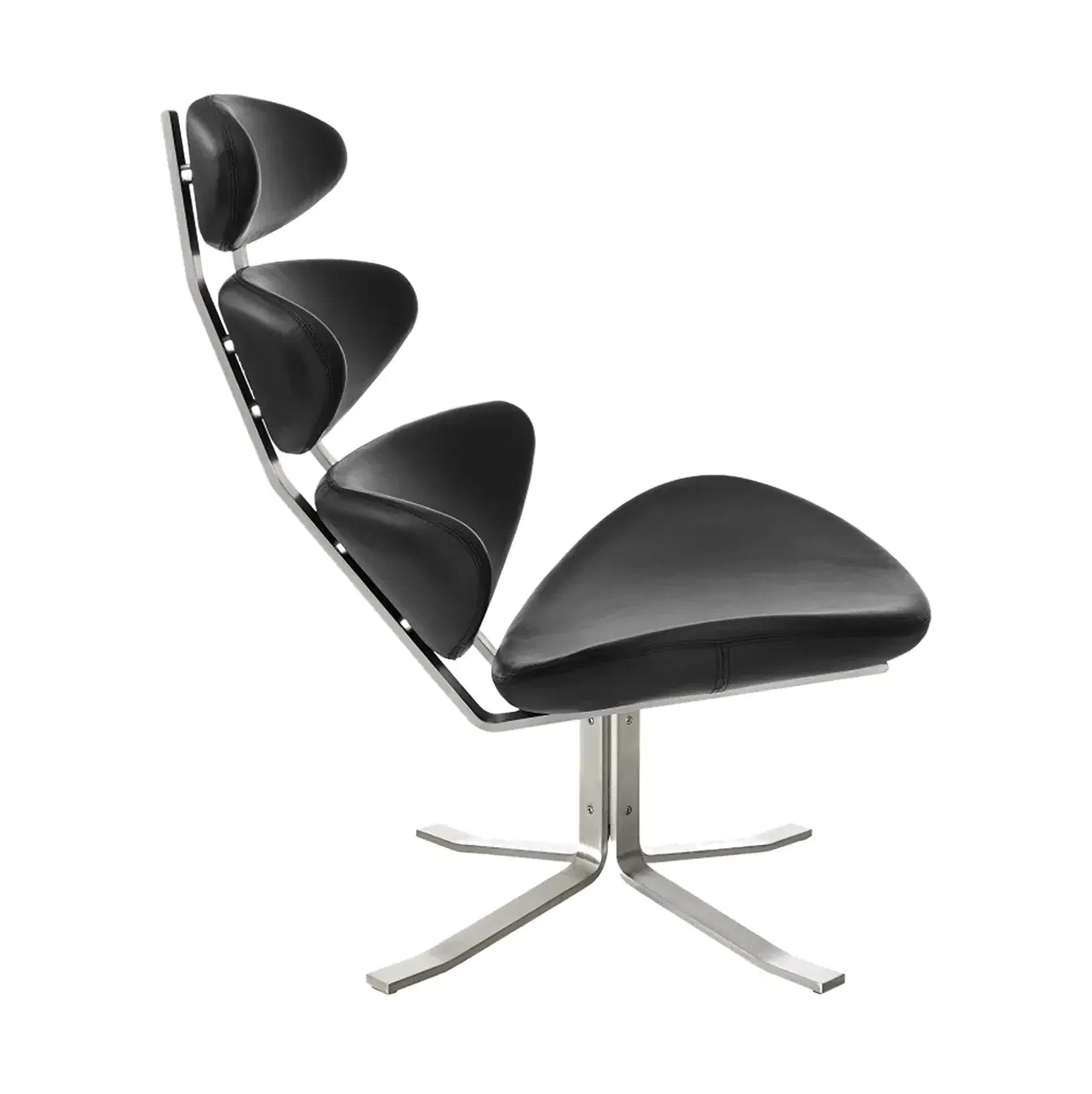 Corona Chair with Ottoman Replica - View 4