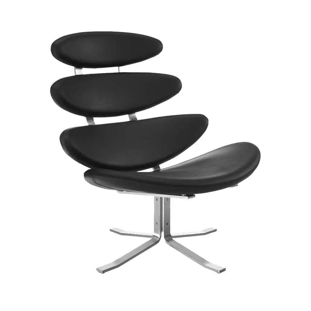 Corona Chair with Ottoman Replica - View 5
