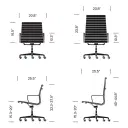 Eames Aluminum Office Executive Group Chair Replica - View 13