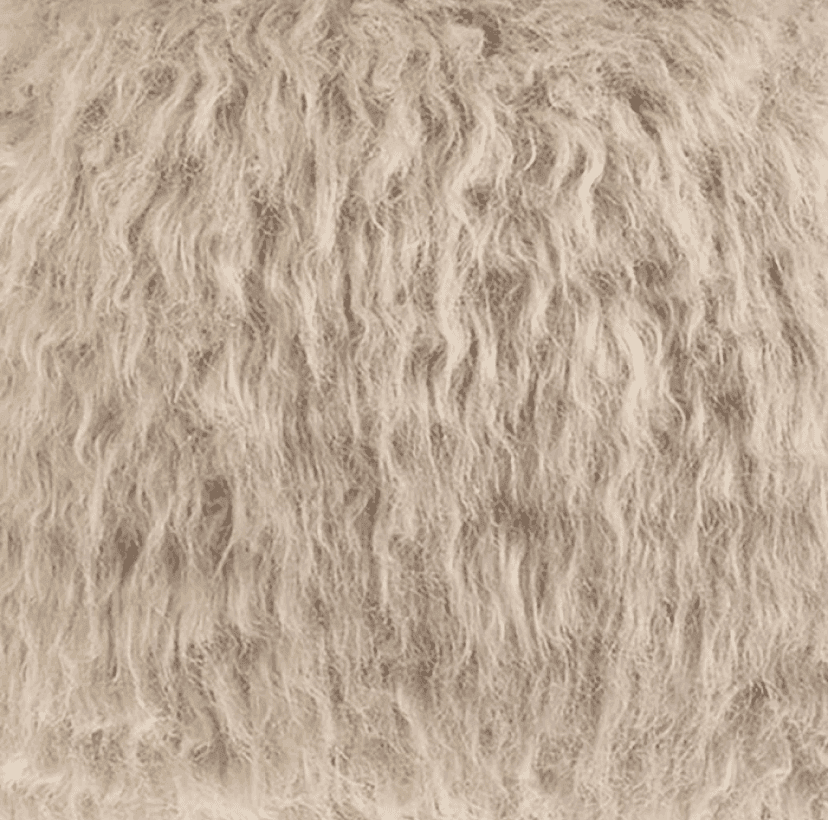 Faux Sheepskin - Long Hair Natural Beige