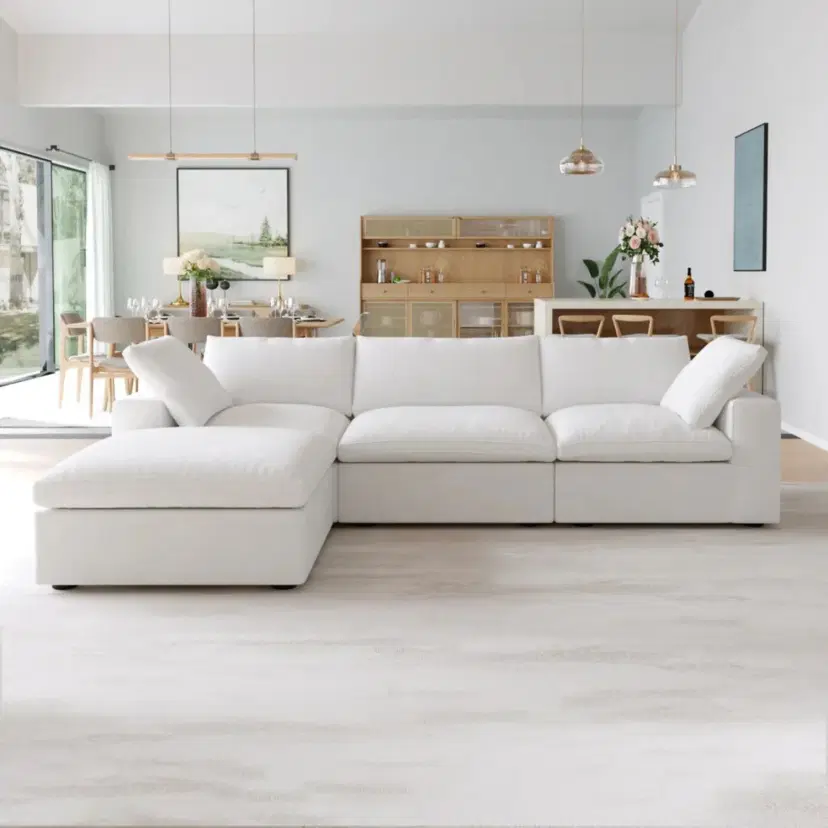 Sohnne's Cloud Couch with Ottoman Replica