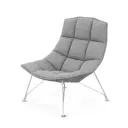 Jehs and Laub Lounge Chair with Ottoman Replica (Wire Base) - View 11