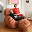 Up Chair and Ottoman Replica - View 2