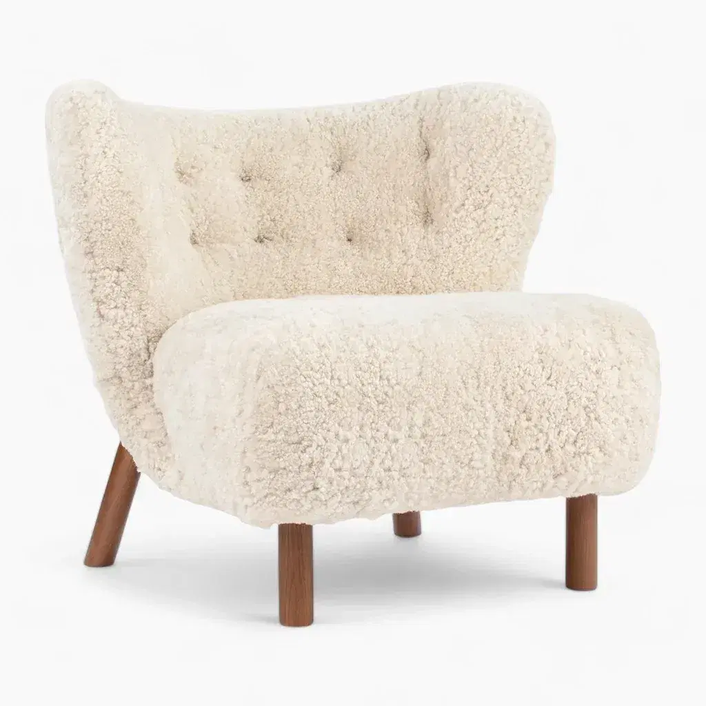Little Petra Lounge Chair and Ottoman Replica