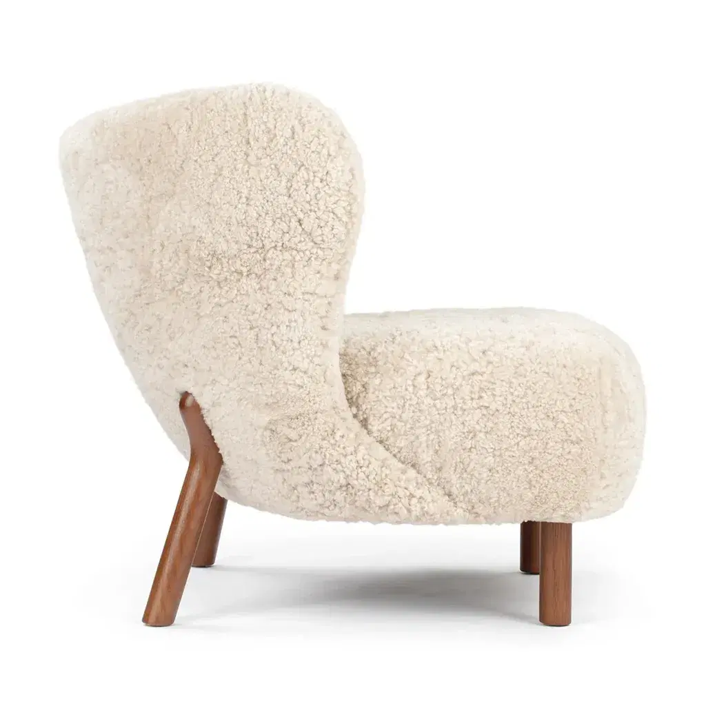 Little Petra Lounge Chair and Ottoman Replica - View 2