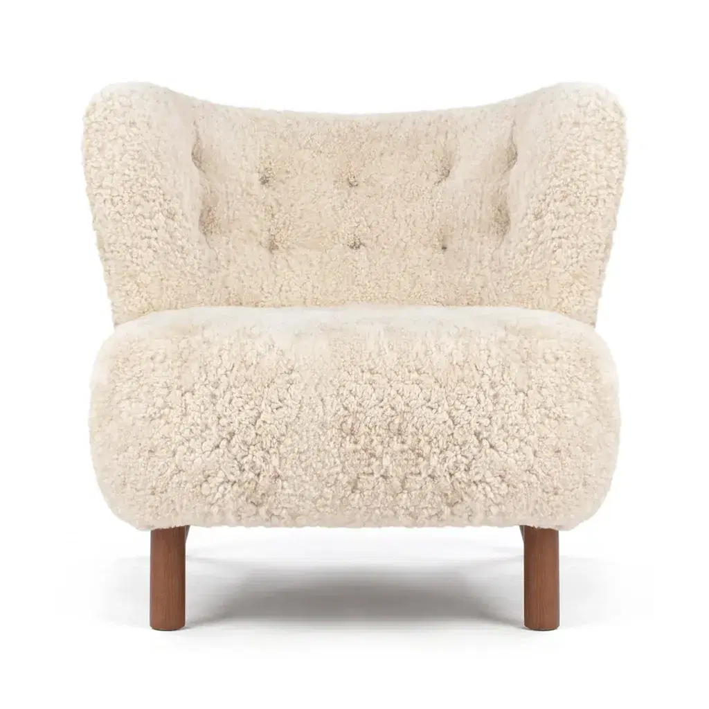Little Petra Lounge Chair and Ottoman Replica - View 4