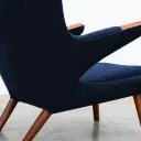 Papa Bear Chair and Ottoman Replica - View 20