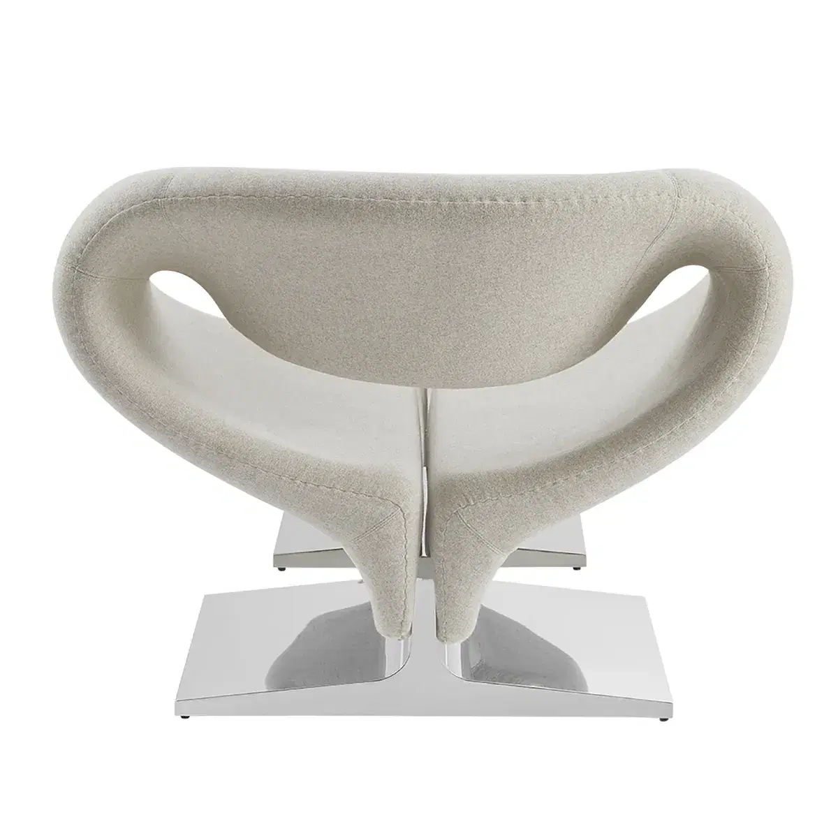 Ribbon Chair & Ottoman Replica - View 5
