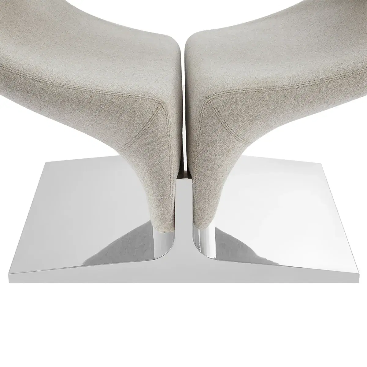 Ribbon Chair & Ottoman Replica - View 7