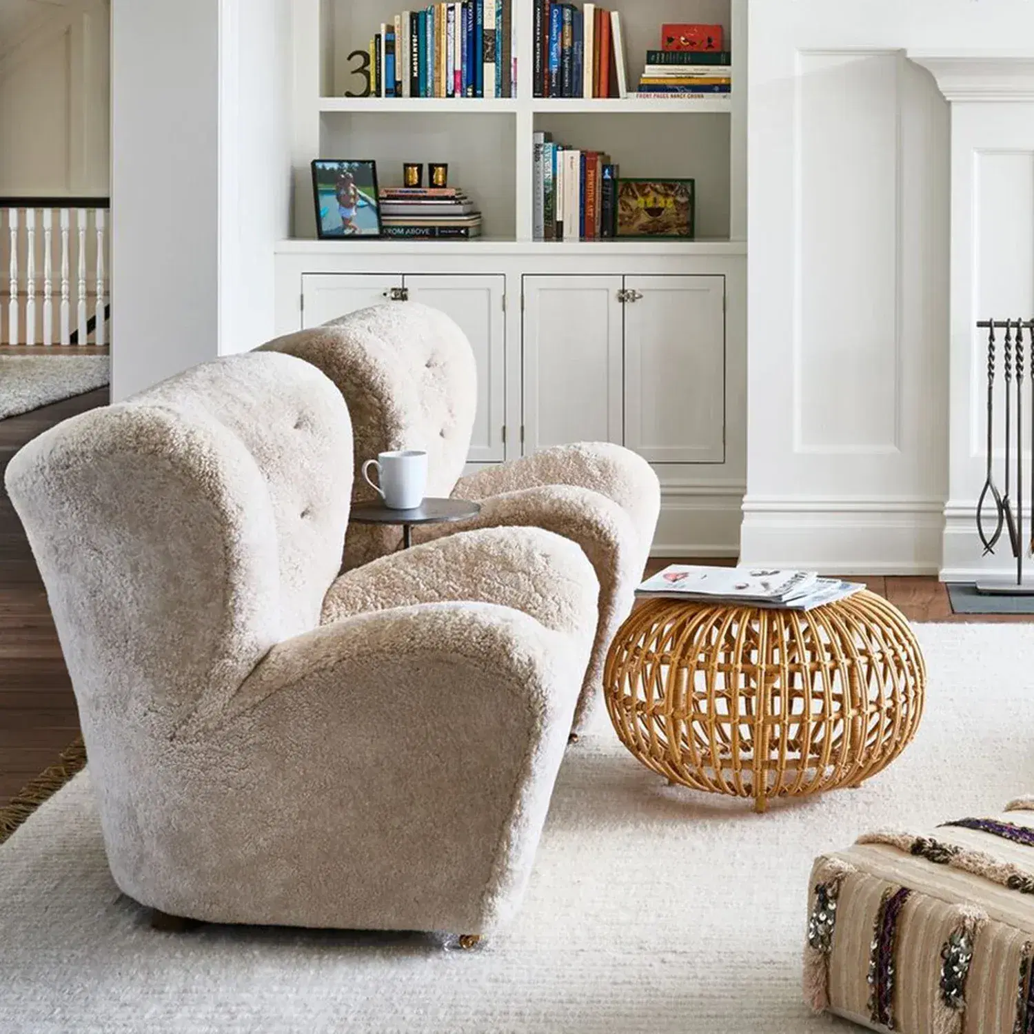 The Tired Man Lounge Chair and Ottoman - View 13