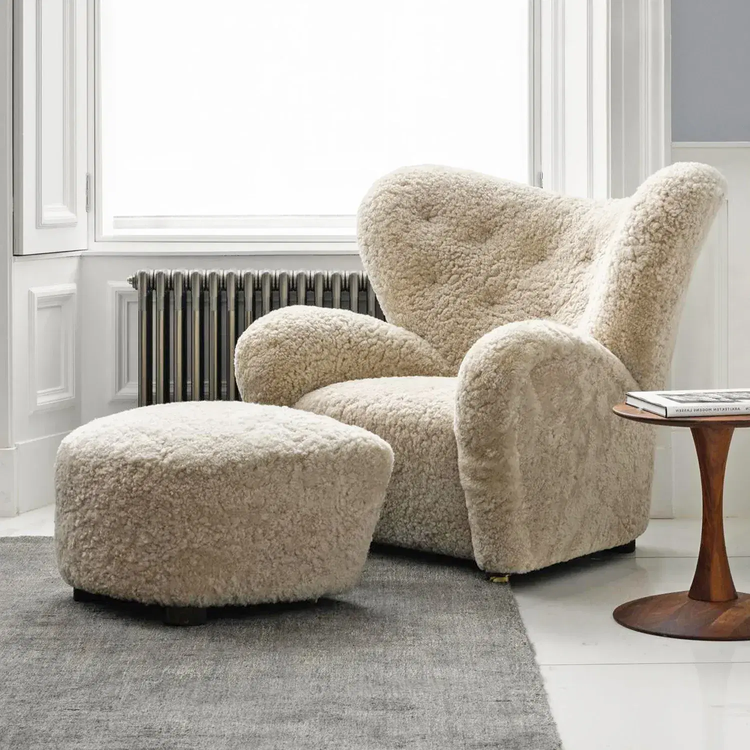The Tired Man Lounge Chair and Ottoman - View 18