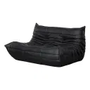 Ducaroy Loveseat Fiber Leather Two Seater Replica - View 20