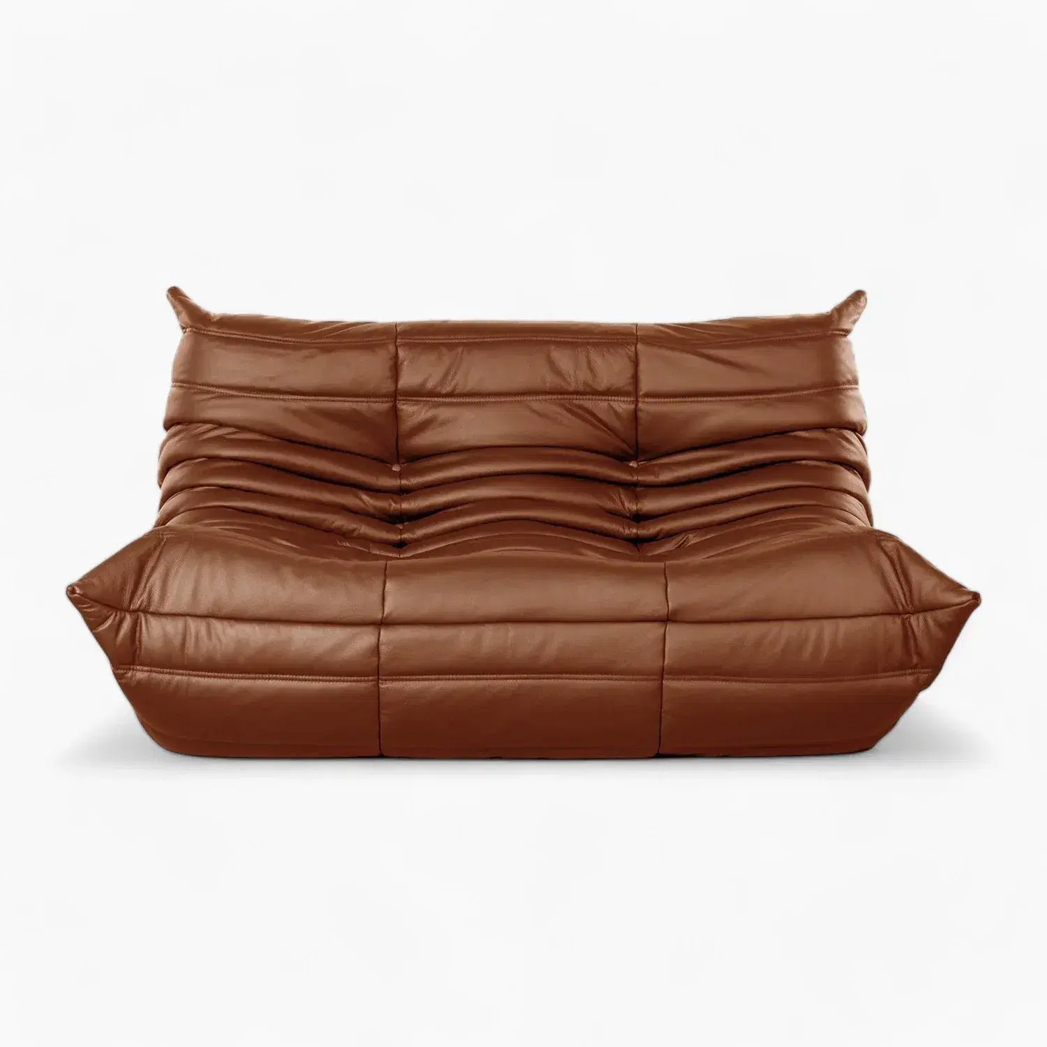 Ducaroy Loveseat Fiber Leather Two Seater Replica