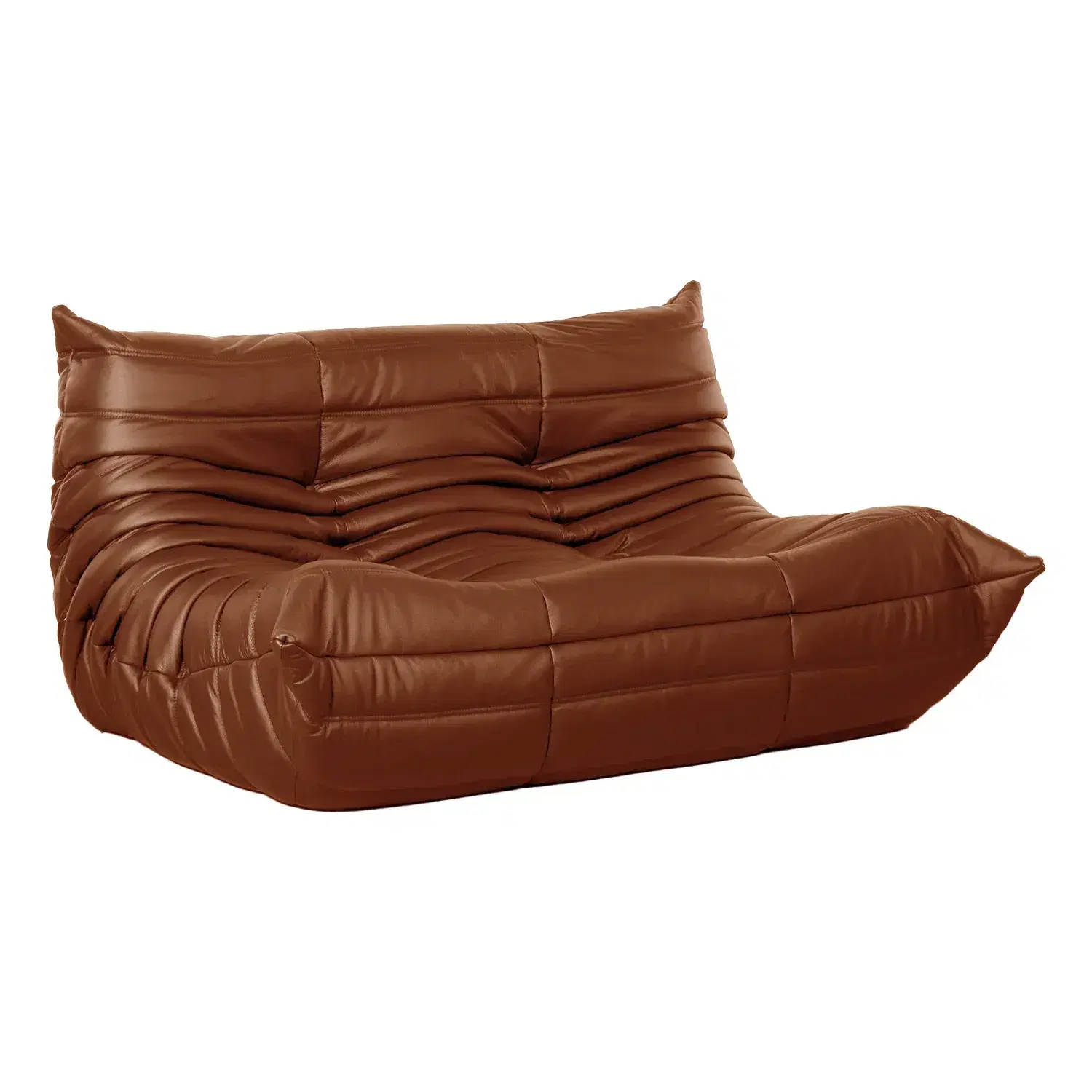 Ducaroy Loveseat Fiber Leather Two Seater Replica
