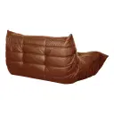 Ducaroy Loveseat Fiber Leather Two Seater Replica - View 3