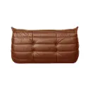 Ducaroy Loveseat Fiber Leather Two Seater Replica - View 4