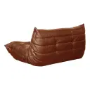 Ducaroy Loveseat Fiber Leather Two Seater Replica - View 5