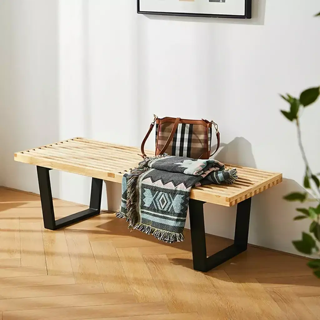 Nelson Platform Bench 60" Replica