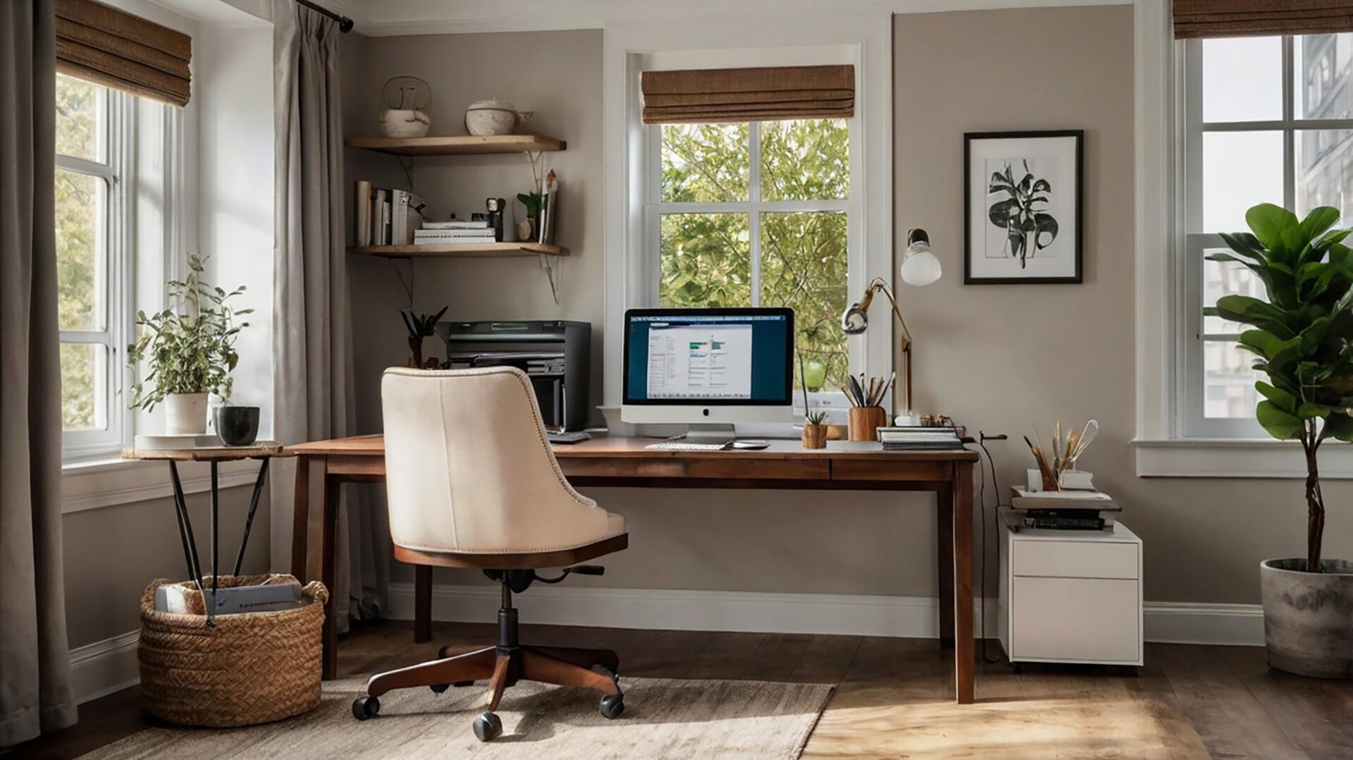 shelf solutions to keep your home office clutter-free